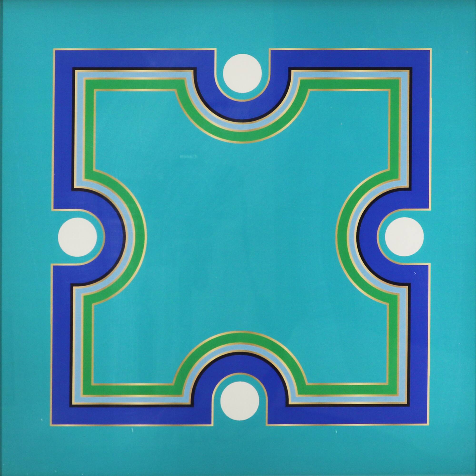 Jonathan Adler x Michaels 14.5" Teal Stylized X Wall Art